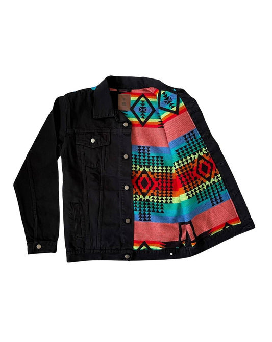 Coral Black Jacket con Forro Interno