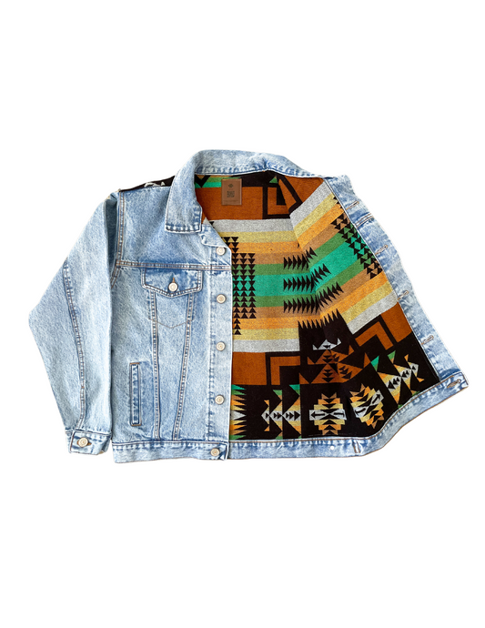 Imbabura Blue Jacket con Forro Interno