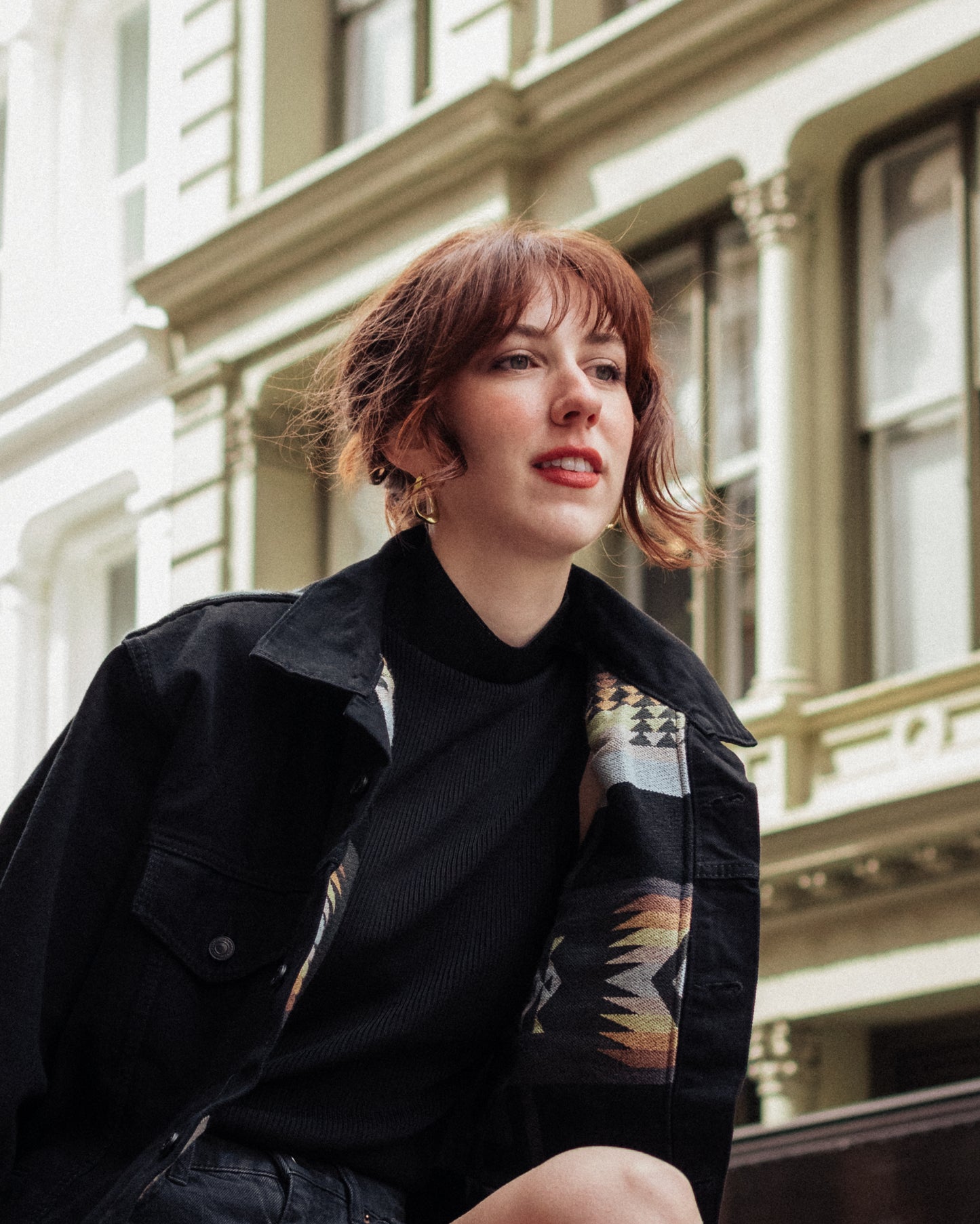 Resplandor Black Jacket with Inner Lining
