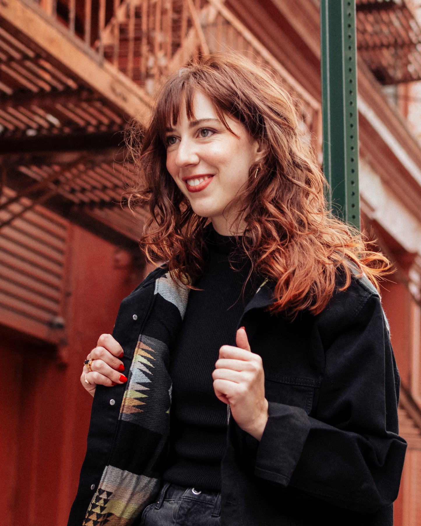 Resplandor Black Jacket with Inner Lining