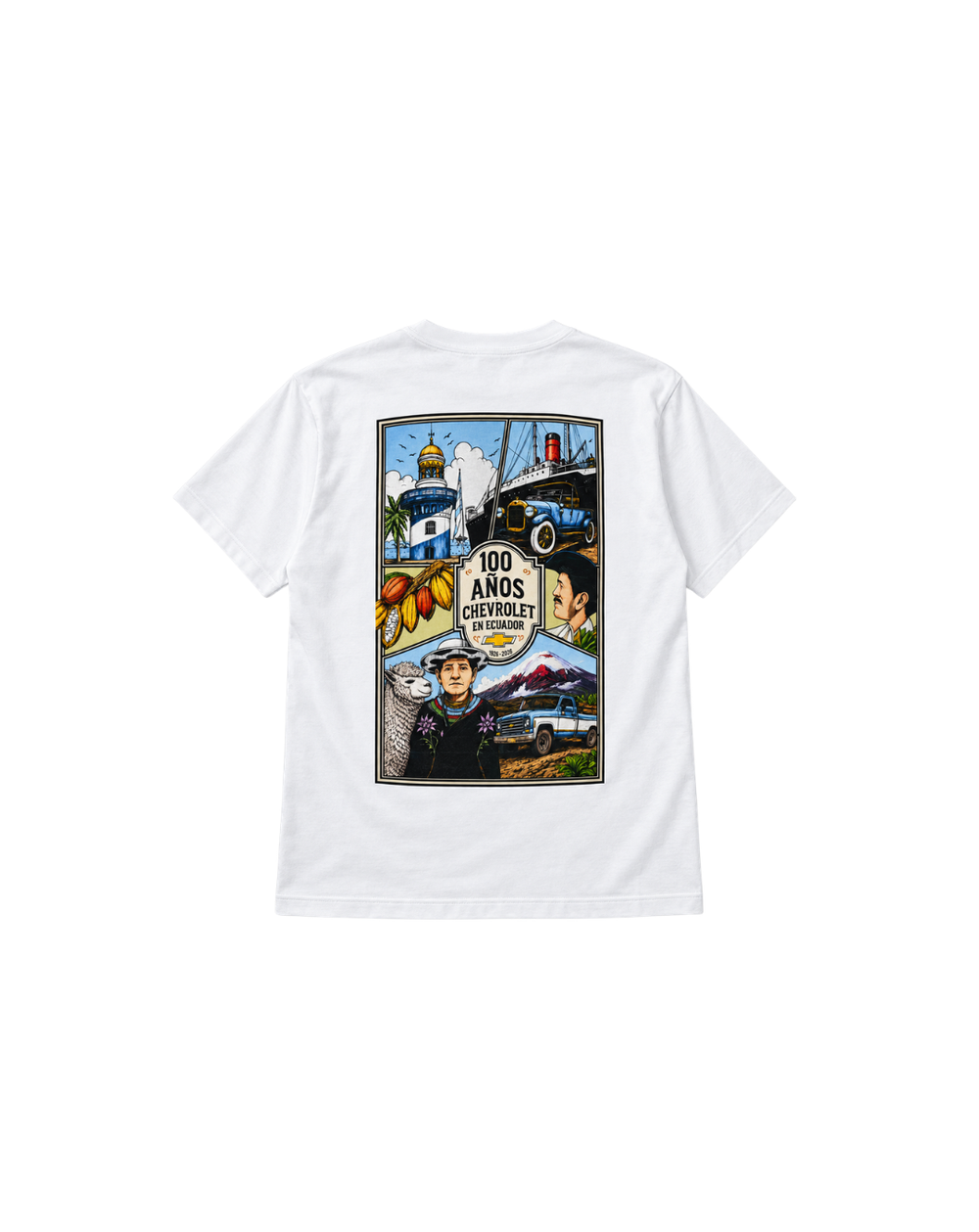 Camiseta 100 años Chevrolet x Apuk
