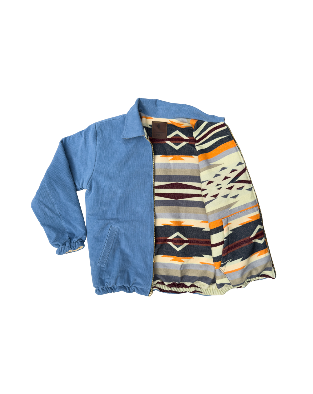 Blue Faded Bomber