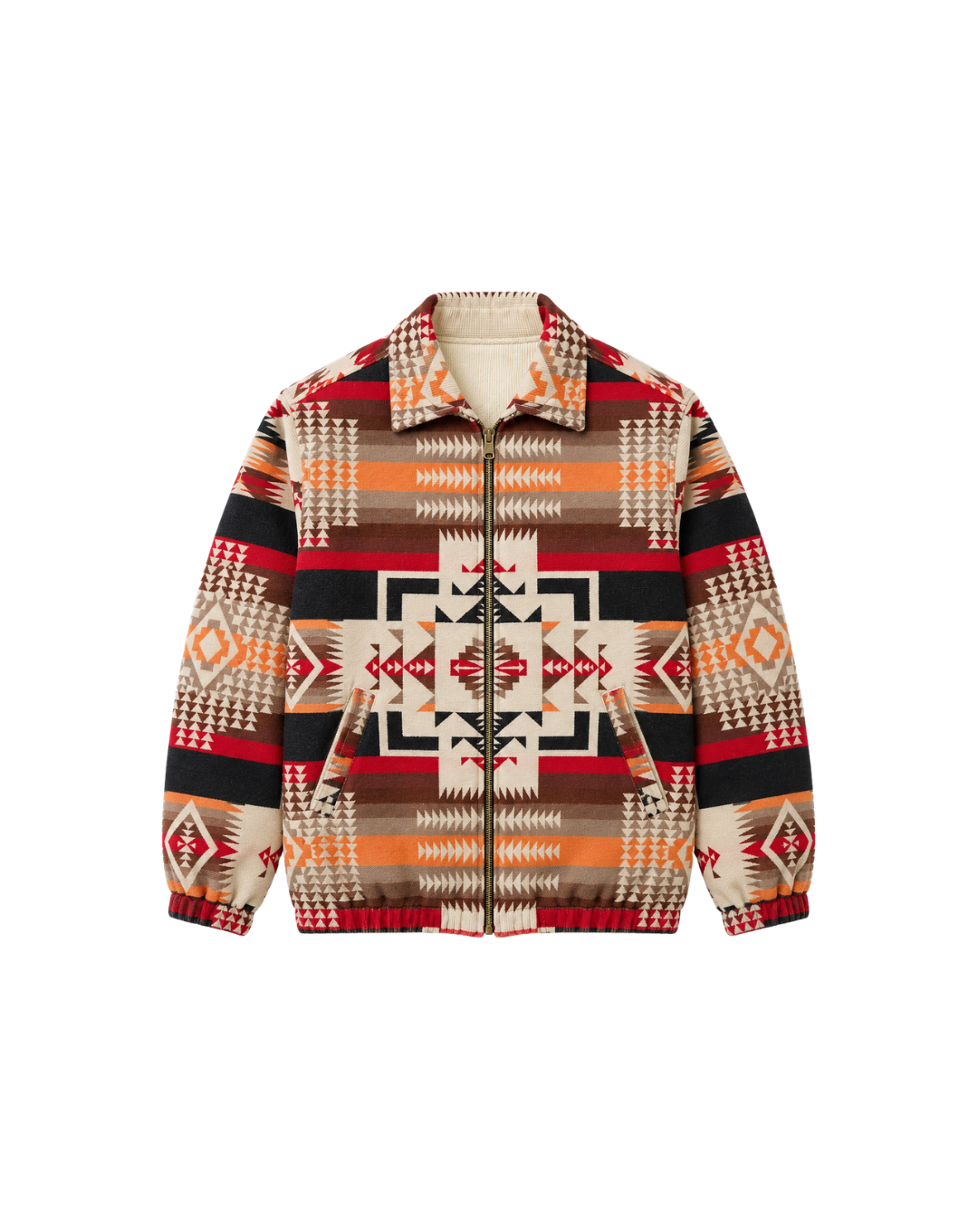 White Safari Bomber