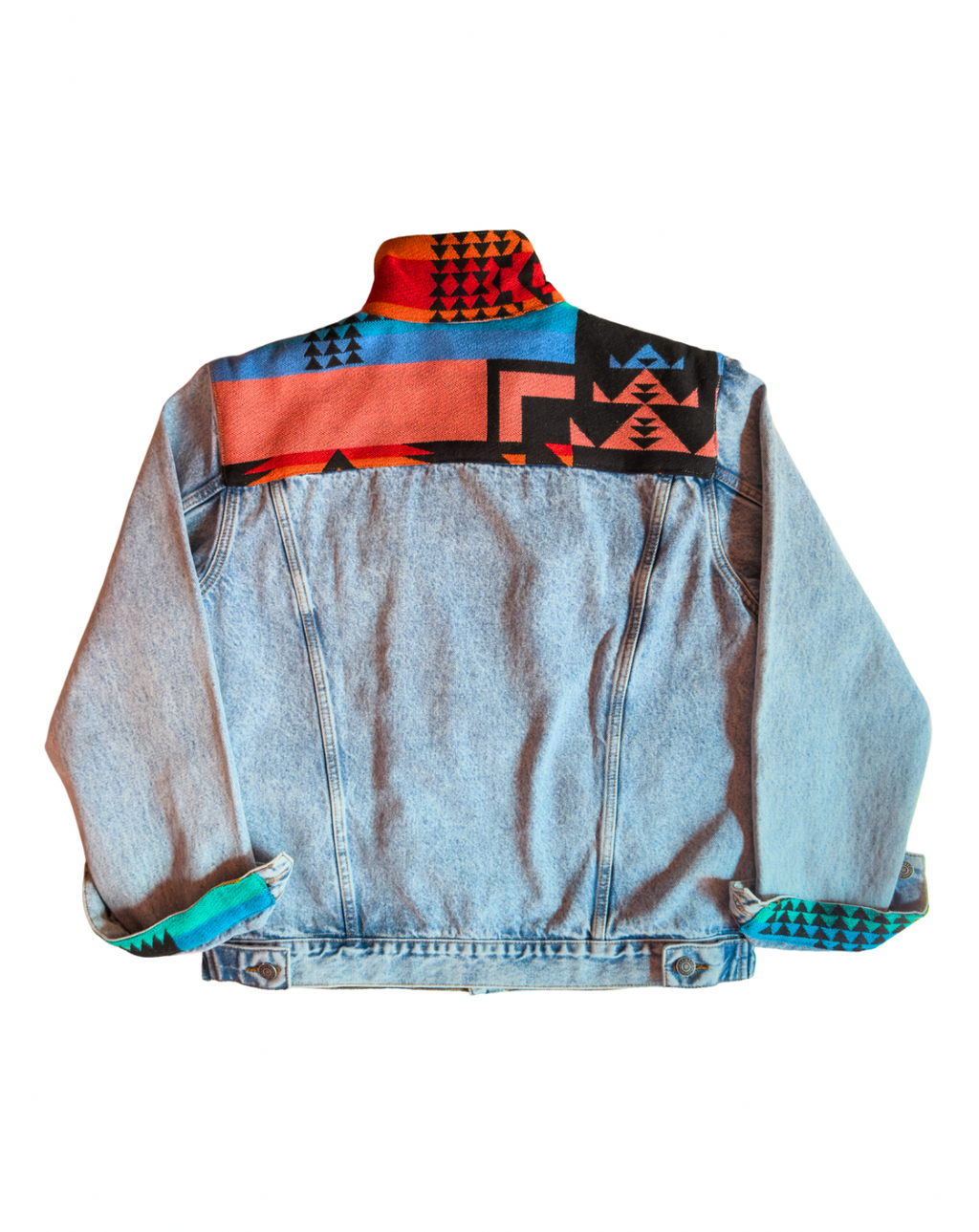Coral Blue Jacket with Internal Lining
