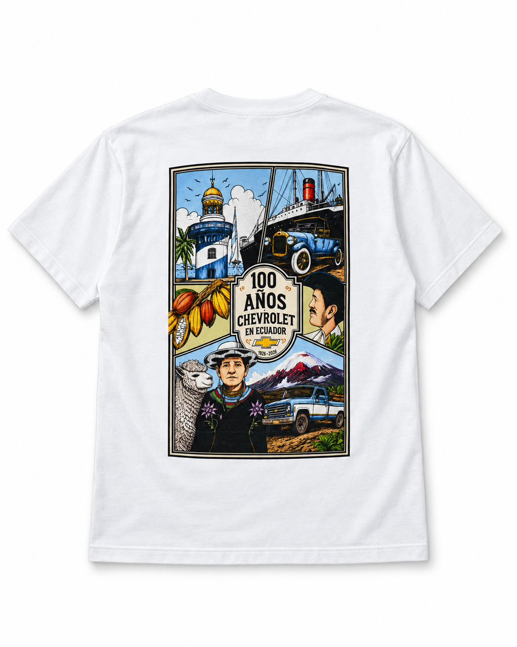 Camiseta Colección 100 años Chevrolet x Apuk