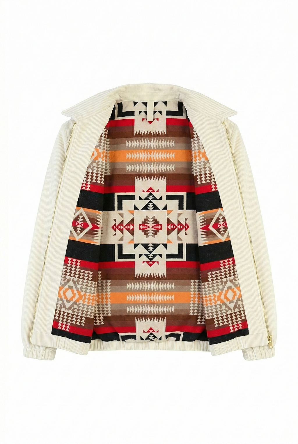 White Safari Bomber
