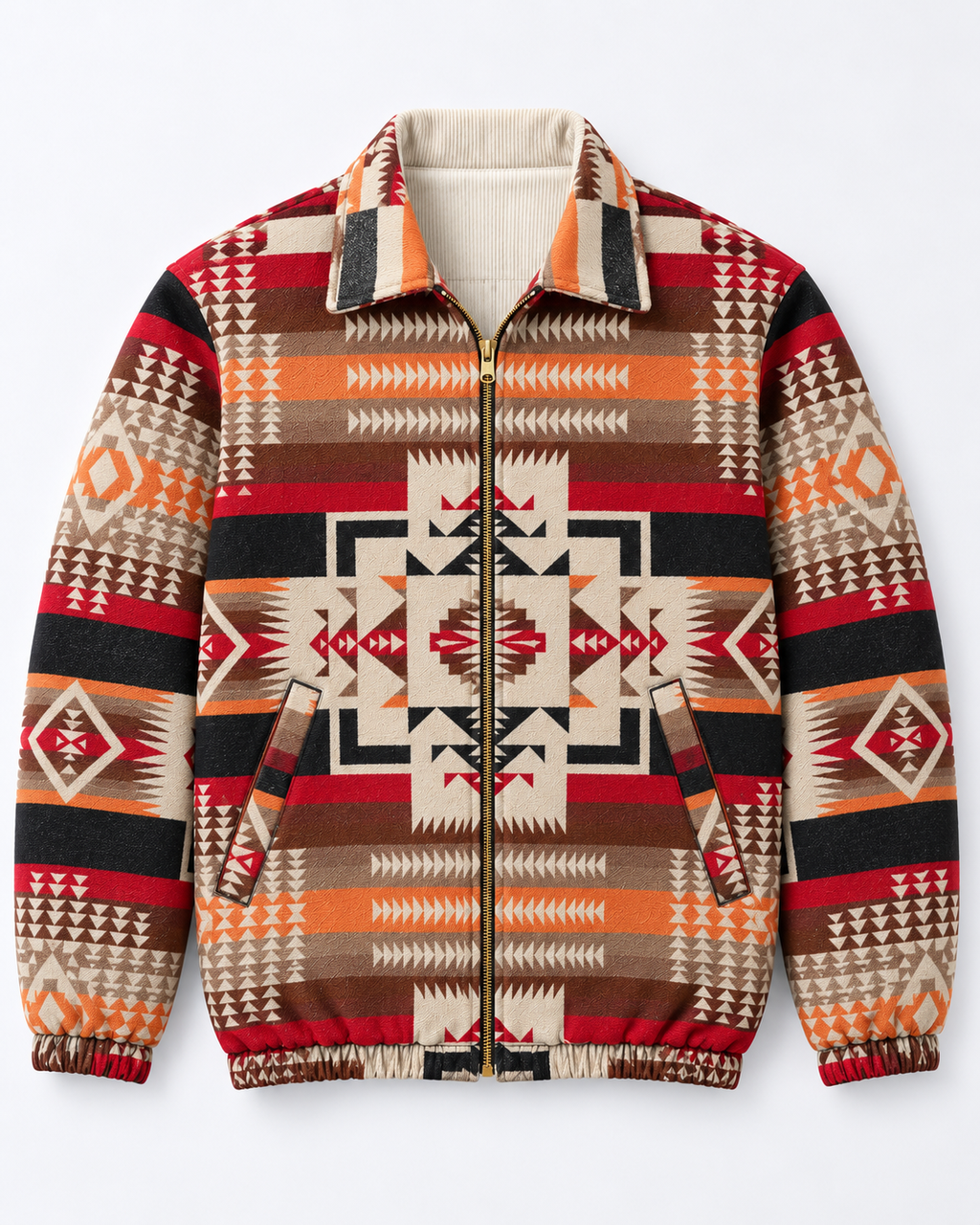 White Safari Bomber