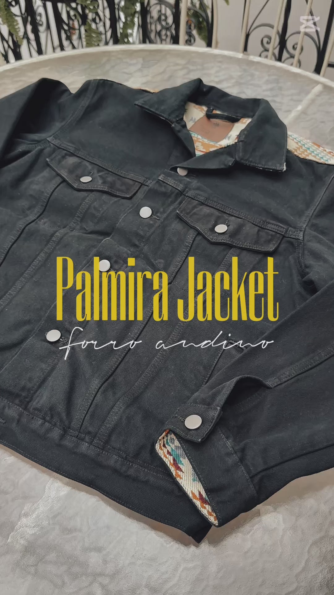 Palmira Forro Black Jacket